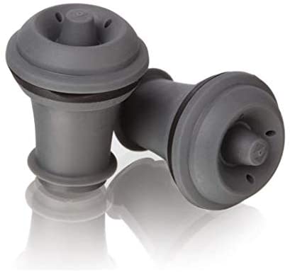 Vacu Vin Vacu Vin The Original Wine Saver Pump With Vacuum Bottle Stoppers - DimpzBazaar.com