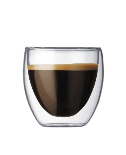 Bodum Bodum Pavina 2.5-Ounce Double-Wall Thermo Glasses (Espresso/Shot), Set of 2 - DimpzBazaar.com