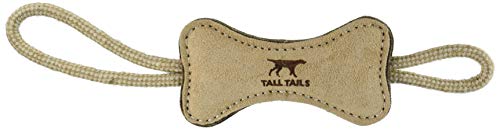 Tall Tails Tall Tails Natural Wool Bone Tug Toy 16 Inches - DimpzBazaar.com
