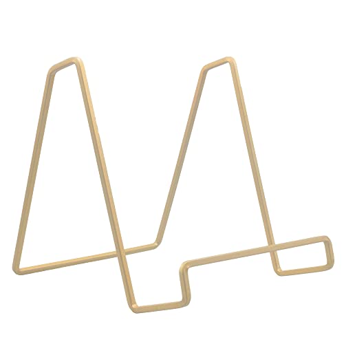 TRIPAR TRIPAR 50226 6.5 Inch Gold Color Metal Square Wire Stand - DimpzBazaar.com