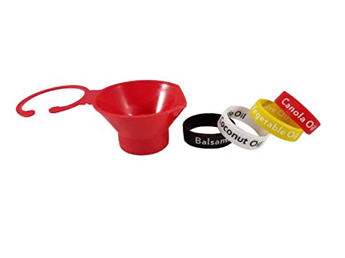 EVO Stainless Steel Oil Sprayer For Cooking, Evo 16 Ounce Reusable Refillable For The Kitchen BBQ With Funnel, Identification Bands And Informational Card. - DimpzBazaar.com