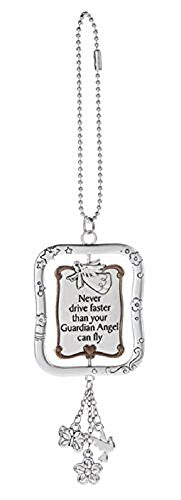 Ganz Never Drive Faster Than Your Guardian Angel Can Fly 3D Rotating Car Charm - By Ganz - DimpzBazaar.com