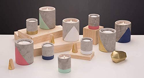 Paddywax Candles Paddywax Candles Soy Wax Blend Candle in Concrete Jar - DimpzBazaar.com