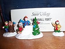 Department 56 Department 56 "Snowball Fort" Set of 3. (Retired) - DimpzBazaar.com