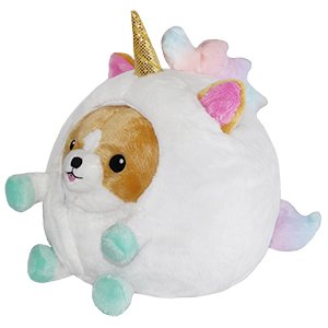 Squishable Squishable Undercover Corgi in Unicorn - 7" - DimpzBazaar.com