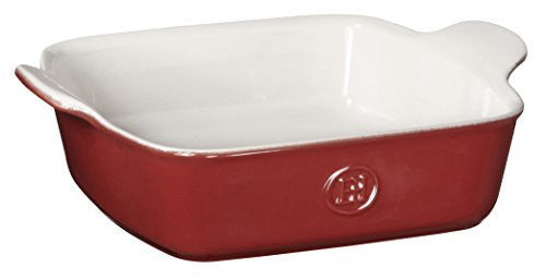 Emile Henry Emile Henry HR Modern Classics Square Baking Dish, 9 x 9", White - DimpzBazaar.com