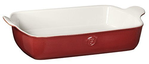Emile Henry Emile Henry HR Modern Classics Large Rectangular Baker, 13 x 9", White - DimpzBazaar.com