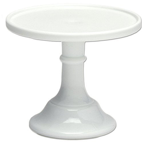 Mosser Glass Milk White 6" Glass Cake Stand - By Mosser Glass - DimpzBazaar.com
