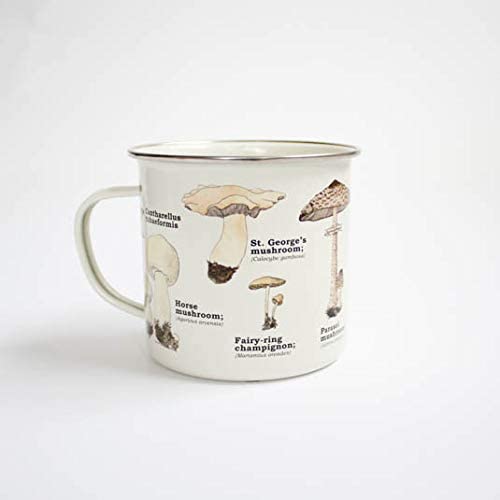Gift Republic Gift Republic GR270058 Mushroom Enamel Mug, Multi - DimpzBazaar.com
