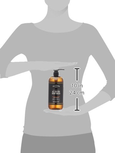 Olivina Men Olivina Men All-in-One Body Wash for hair, face and body - Bourbon Cedar 16 fl. oz - DimpzBazaar.com
