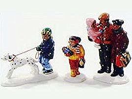 Department 56 Dept 56 Snow Village Whole Family Goes Shopping 54905 - DimpzBazaar.com