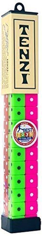 TENZI TENZI Dice Party Game - A Fun, Fast Frenzy for All Ages - 4 Sets of 10 Colored Dice (Colors May Vary) - DimpzBazaar.com
