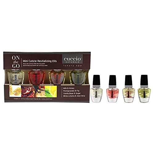 Cuccio Cuccio Naturale Mini Cuticle Revitalizing Oils 14.8ml (4 scents) - DimpzBazaar.com