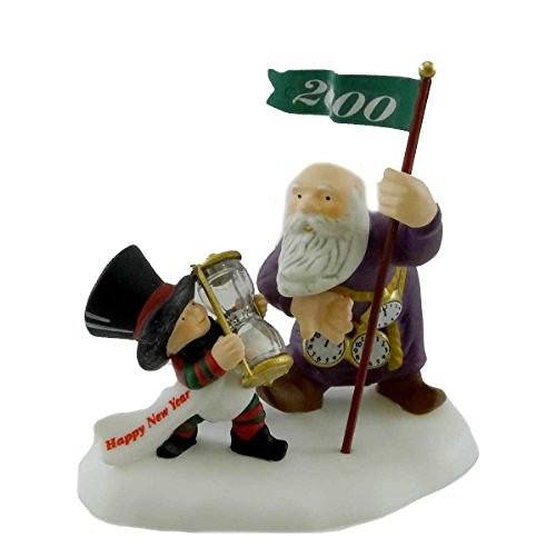 Department 56 Dept 56 Accessories Happy New Year! North Pole Dated - Porcelain 2.50 IN - DimpzBazaar.com