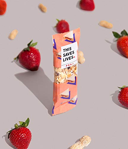 This Bar Saves Lives This Bar Saves Lives Chewy Granola Bars | Gluten Free Snacks Breakfast Bars, Kosher, Non GMO Snack Bar for Adults & Kids | 1.4 oz Bars - DimpzBazaar.com