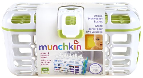 Munchkin Munchkin High Capacity Dishwasher Basket, Green - DimpzBazaar.com