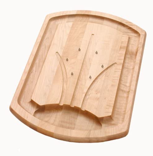 J.K. Adams J.K. Adams 20-Inch-by-14-Inch Maple Wood Carving Board with Spikes - DimpzBazaar.com