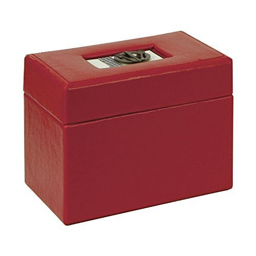 C.R. Gibson C.R. Gibson Recipe Box-bon Appetit-red - DimpzBazaar.com