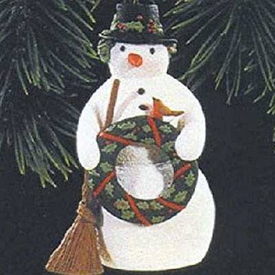 Hallmark Hallmark Keepsake Ornament 1996 Christmas Snowman QX6214 - DimpzBazaar.com