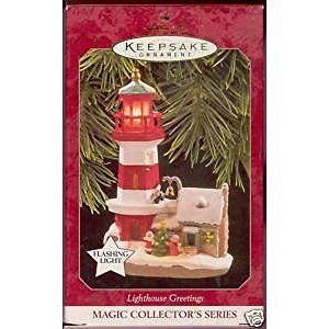 Hallmark 1997 Lighthouse greetings Magic #1 in the series Hallmark ornament - DimpzBazaar.com