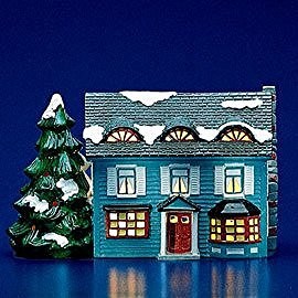 Department 56 Dept 56 Original Snow Village Springfield House 5027-0 - DimpzBazaar.com