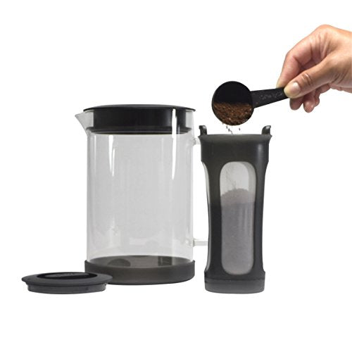 Primula Primula PCBBK-5351 Pace Cold Brew Iced Coffee Maker, 51 oz, Black - DimpzBazaar.com