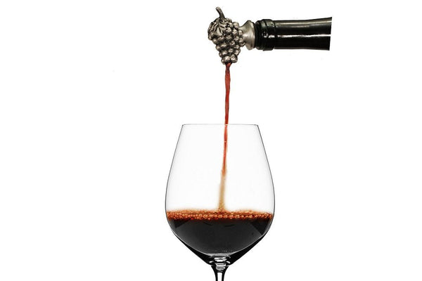 Spectrum Grapes Wine Aerator Pourer Premium Aerating Pourer Food Grade silicone stopper - DimpzBazaar.com