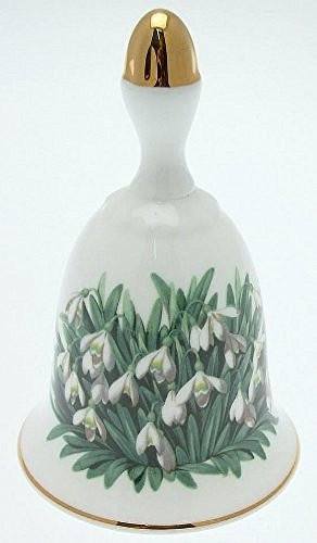 Danbury Mint Danbury Mint Sumner Collection Wildflower Bells - Snowdrop Design - January - CLT350 - DimpzBazaar.com