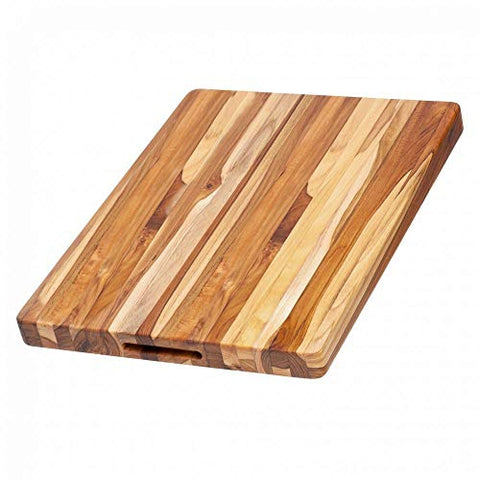 Teakhaus TeakHaus Edge Grain Carving Board w/Hand Grip (Rectangle) | 20" x 15" x 1.5" - DimpzBazaar.com