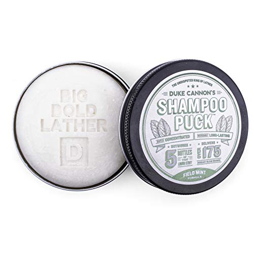 Duke Cannon Duke Cannon Supply Co. Mens Shampoo Puck, 4.5 oz. - Field Mint | Sulfate-free - DimpzBazaar.com