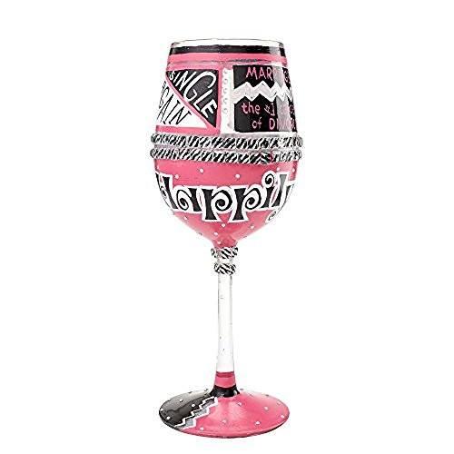 Enesco Lolita Lolita by Enesco Happily Divorced Wine Glass - DimpzBazaar.com