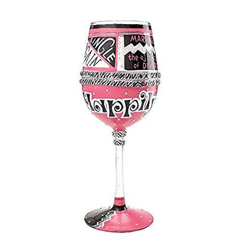Enesco Lolita Lolita by Enesco Happily Divorced Wine Glass - DimpzBazaar.com