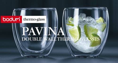 Bodum Bodum Pavina 8.5-Ounce Double-Wall Thermo Tumber/DOF Glass, Set of 2 - DimpzBazaar.com