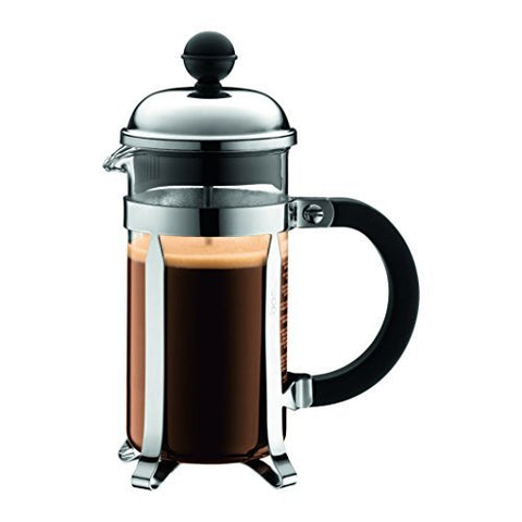 Bodum Bodum Chambord 3 cup French Press Coffee Maker, 12 oz., Chrome - DimpzBazaar.com