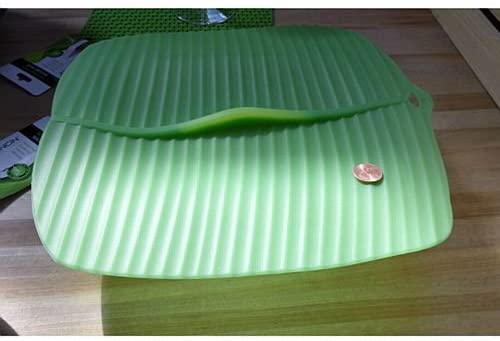 Charles Viancin Charles Viancin The Banana Leaf Lid Medium & Large Silicone Suction Lid & Food Cover (Set of 2) - DimpzBazaar.com