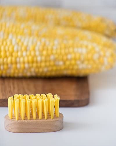 Fox Run Fox Run 5433 Corn Desilking Brush, Wood and Plastic - DimpzBazaar.com