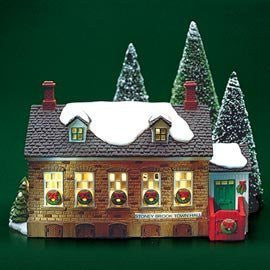 New England Vilalge Dept 56 New England Village **Stoney Brook Town Hall** 56448 - DimpzBazaar.com