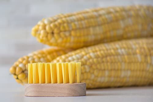 Fox Run Fox Run 5433 Corn Desilking Brush, Wood and Plastic - DimpzBazaar.com