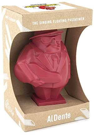 Brainstream Al Dente - The Singing Floating Pasta Timer: Will Sing Different Tunes when Pasta is Ready at 3, 7, 9, and 11 Minutes, to be Boiled with any Pasta in the Pot, Floats in Cold & Hot Boiling Water - DimpzBazaar.com