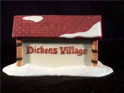 Dimpz Bazaar Department 56 " Dickens Village Sign" Retired - DimpzBazaar.com