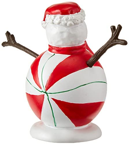 Department 56 Department 56 Accessories for Villages Peppermint Snowman Accessory Figurine - DimpzBazaar.com