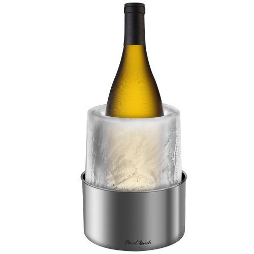 Final Touch Final Touch Ice Bottle Chiller, Stainless Steel - DimpzBazaar.com