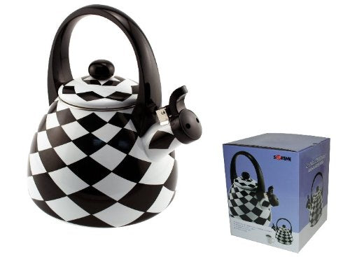 Supreme Housewares Gourmet Art Enamel-on-Steel Whistling Kettle - DimpzBazaar.com