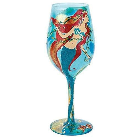 Enesco Lolita Lolita from Enesco Wine Glass, Mermaid - DimpzBazaar.com