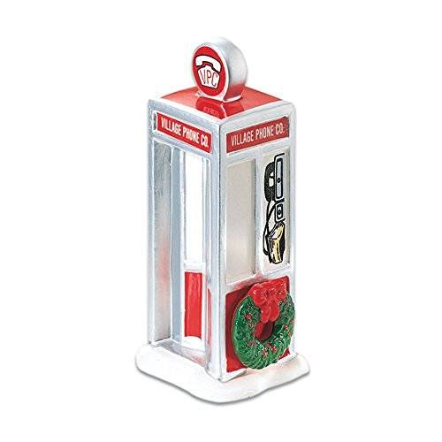 Department 56 Department 56 Village Phone Booth, Ceramic, Handpainted - DimpzBazaar.com