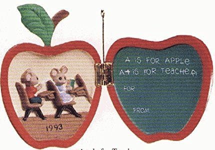 Hallmark Hallmark Keepsake Ornament Apple For Teacher 1993 - DimpzBazaar.com