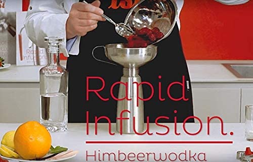 iSi North America iSi 272201 Rapid Infusion Set for iSi Gourmet Whippers, Polished Stainless/Red - DimpzBazaar.com