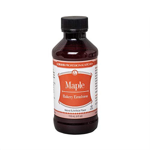 LorAnn LorAnn Maple Bakery Emulsion, 4 ounce bottle - DimpzBazaar.com
