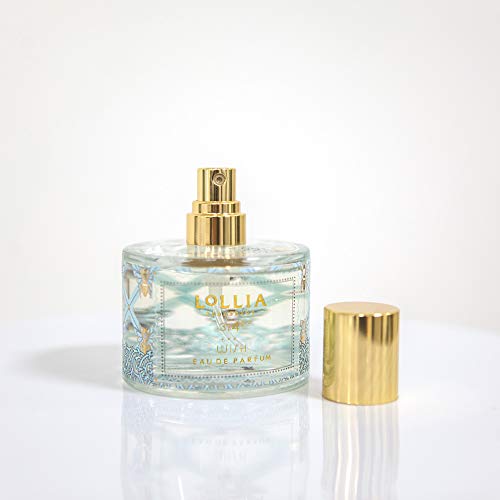 Lollia Lollia Wish Eau De Parfum | Margot Elena’s Vanilla Bean, Rice Flower, Sugared Pastille, Ylang Ylang, Amber Woods Perfume Spray, 3.4 fl oz - DimpzBazaar.com