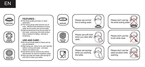 Supreme Housewares Gourmet Art Enamel-on-Steel Whistling Kettle - DimpzBazaar.com